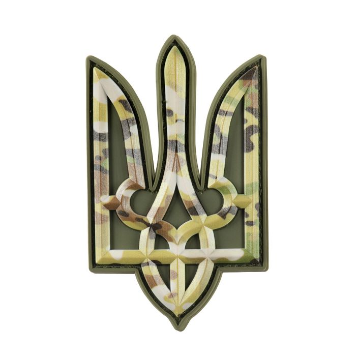 Нашивка Тризуб PVC великий MC