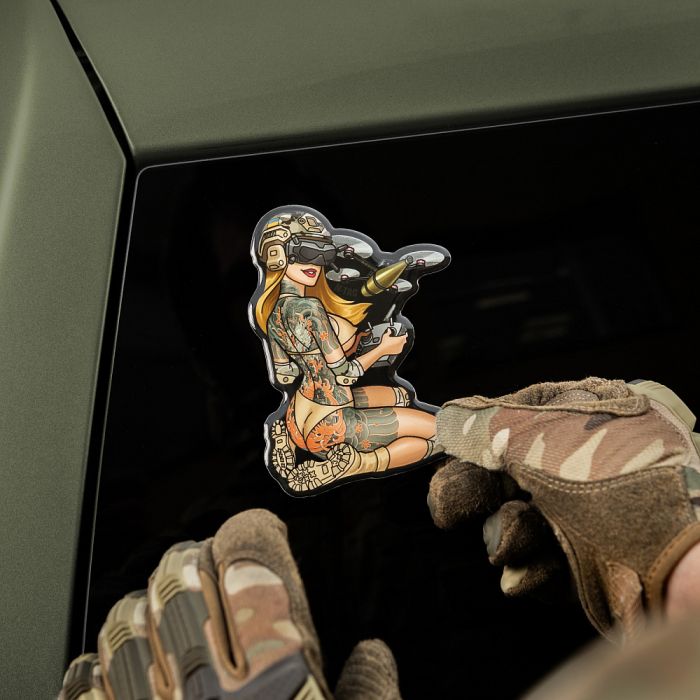 M-Tac наклейка об'ємна Tactical girl №6 Якудза 