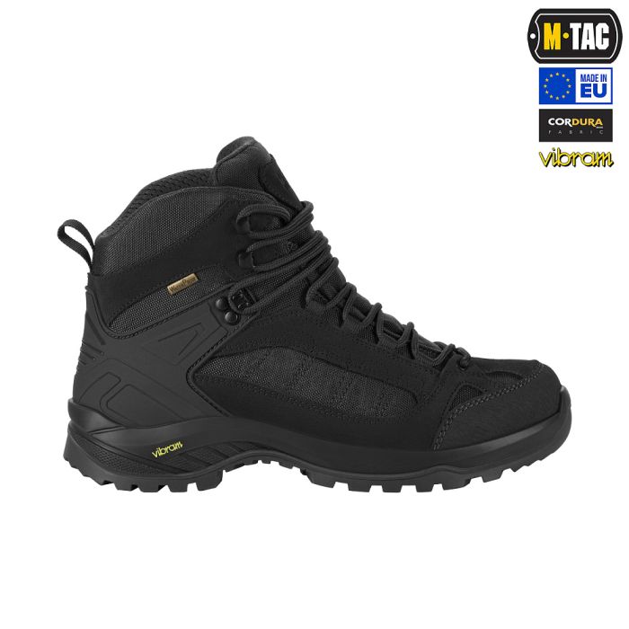 M-Tac ботинки тактические демисезонные Pro Line Black