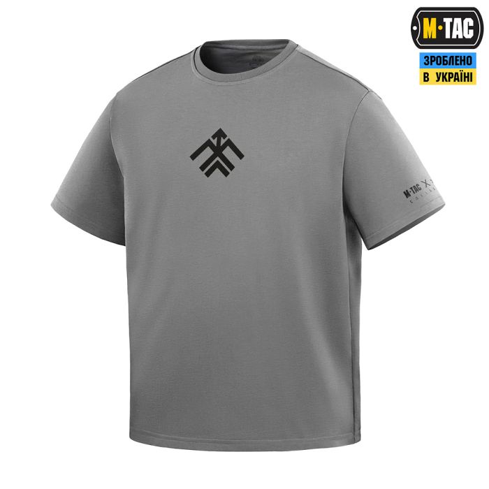 M-Tac футболка Хартія Oversize Light Grey