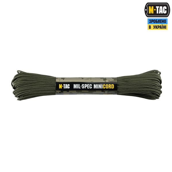 M-Tac паракорд Minicord Mil-Spec 30m Ranger Green