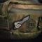 M-Tac нашивка Skeleton Knife PVC Grey