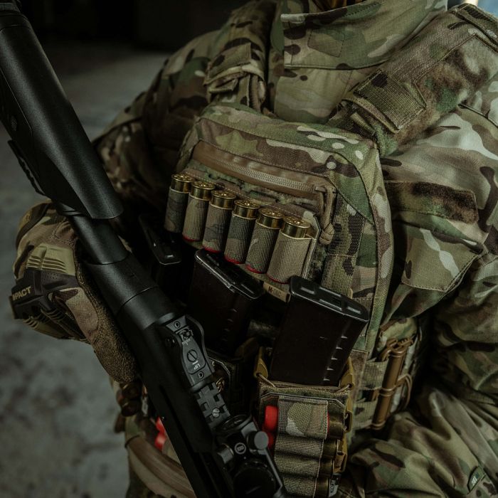 M-Tac підсумок для набоїв 12 калібру горизонтальний Laser Cut Multicam