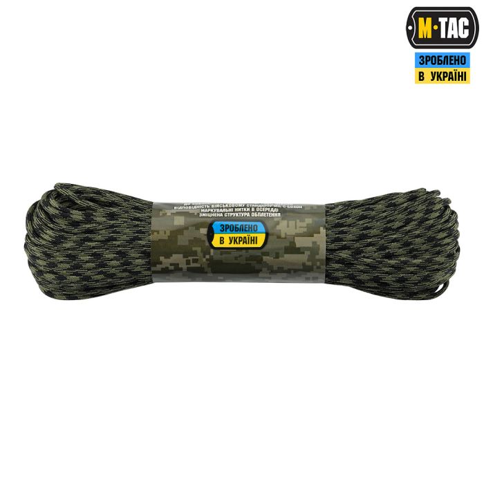 M-Tac паракорд 550 mil-spec 30m Black Forest