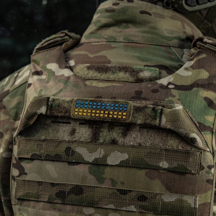 M-Tac нашивка прапор України 25х80 Velcro/PVC Multicam