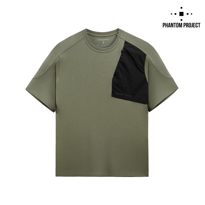 Phantom Project/M-Tac футболка Zipper combo Cotton Nylon Light Olive