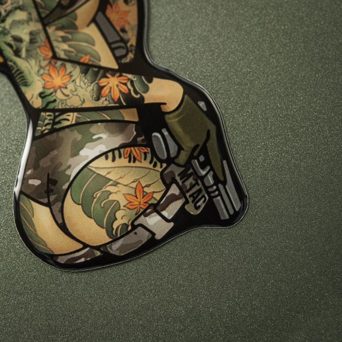 M-Tac наклейка об'ємна Tactical girl №4 tattoo Якудза
