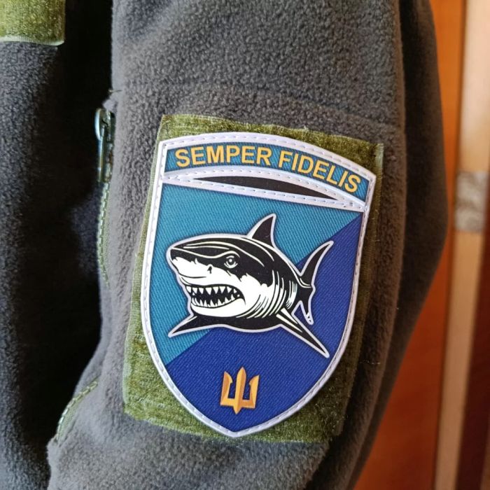 Шеврон ПВХ ЗСУ Semper Fidelis акула
