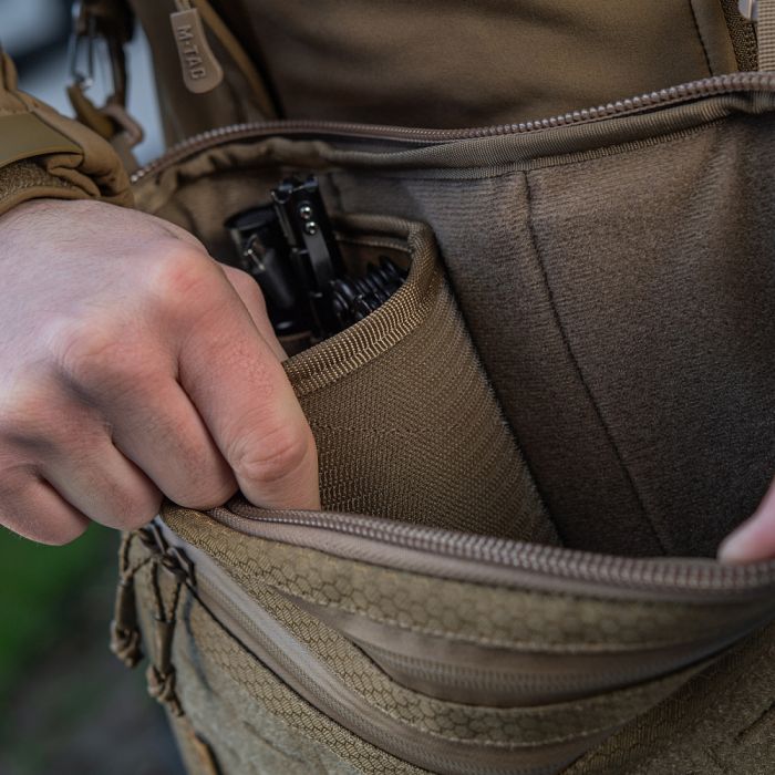 M-Tac сумка Admin Bag Large Elite з липучкою Hex Coyote