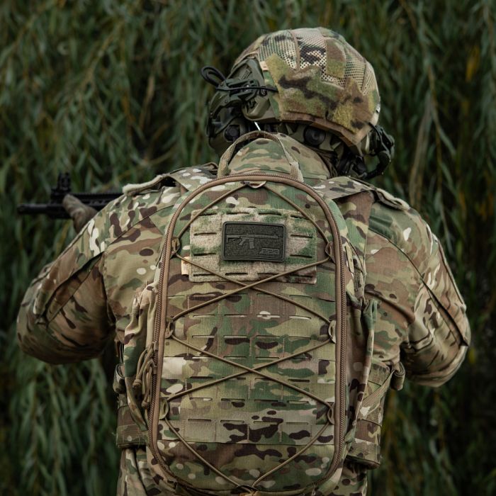 M-Tac нашивка AR-15 Velcro/PVC Ranger Green