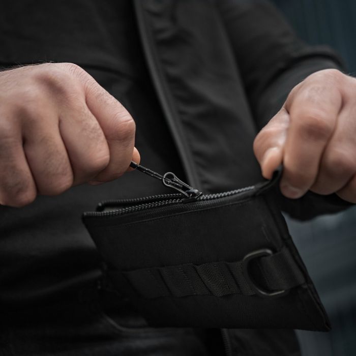 M-Tac гаманець горизонтальний з карабіном X-Pac Elite Black