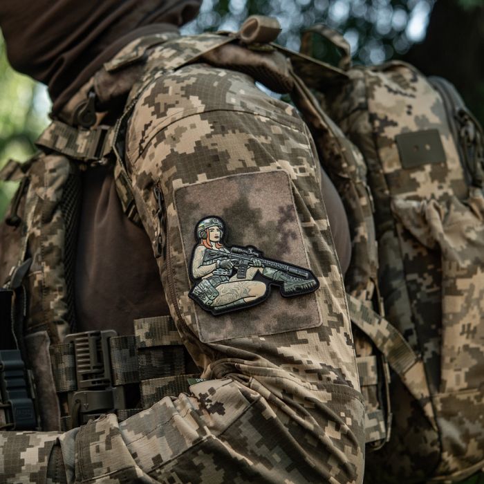 M-Tac нашивка Tactical girl №2 Skandinavik PVC MM14