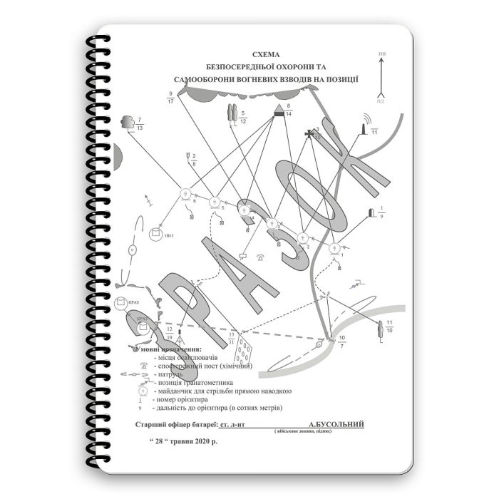 Ecopybook Tactical Блокнот Старшого офіцера батареї