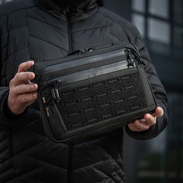 M-Tac сумка Admin Bag Medium Elite з липучкою Black