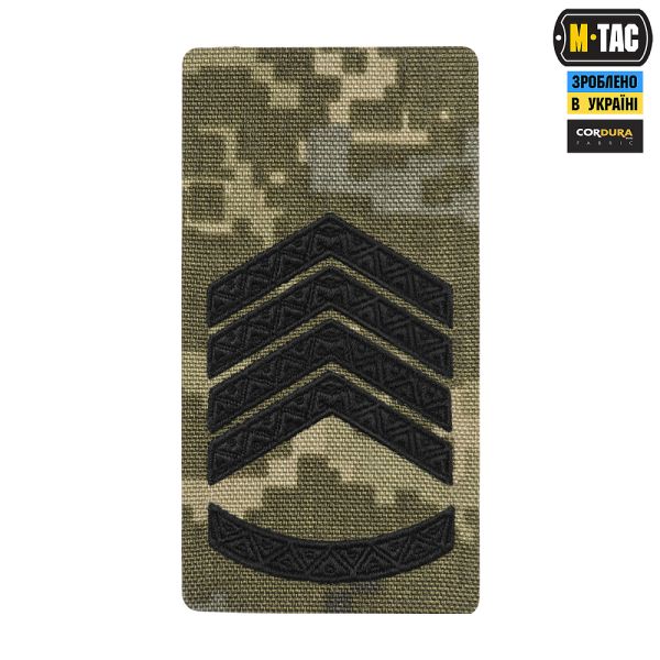 M-Tac погон на липучці Головний сержант (вишивка) MM14