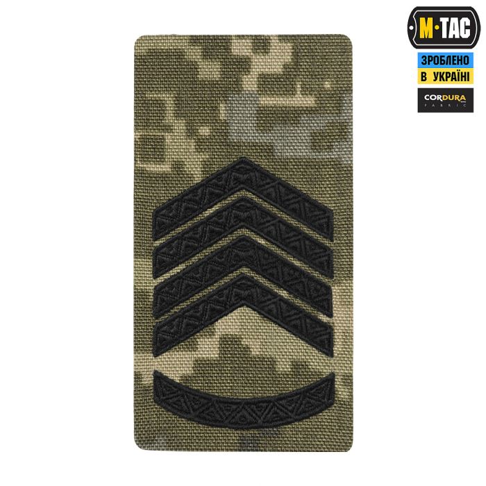 M-Tac погон на липучці Головний сержант (вишивка) MM14