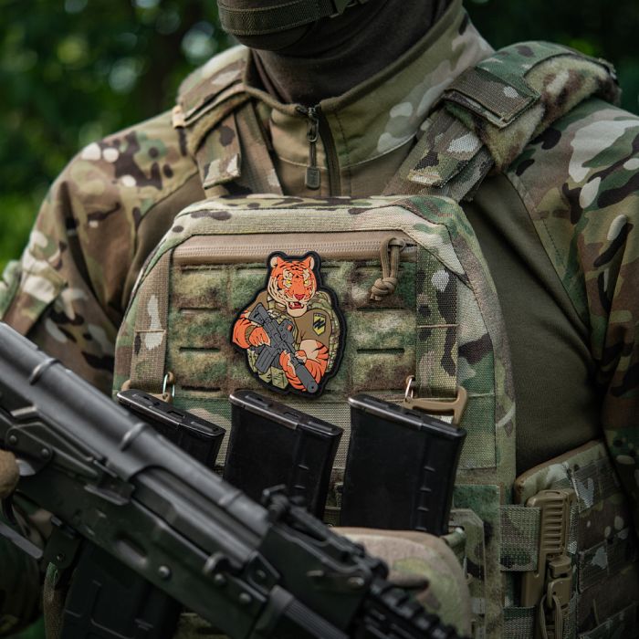 M-Tac нашивка Тигр Азов PVC