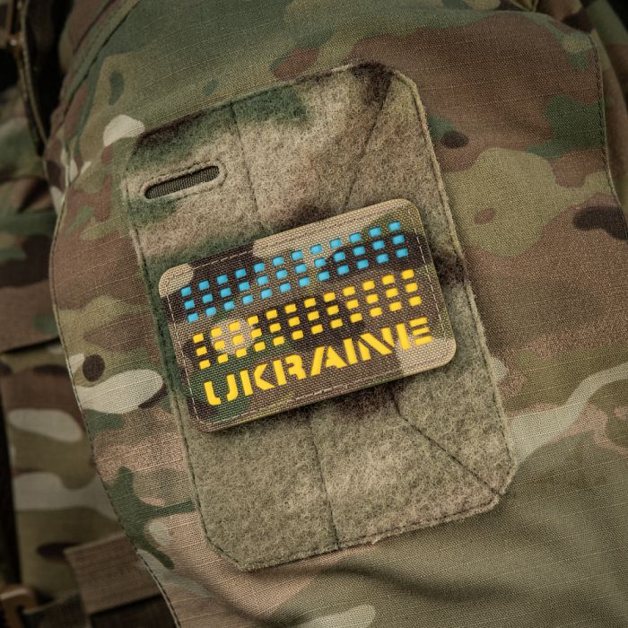 M-Tac нашивка Ukraine Laser Cut Multicam/Yellow/Blue/GID
