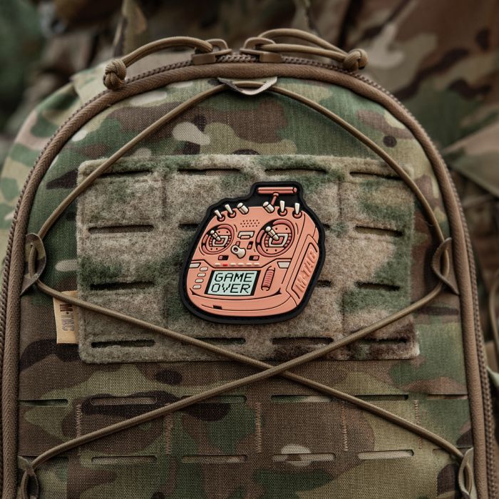 M-Tac нашивка пульт FPV рожевий (PVC)