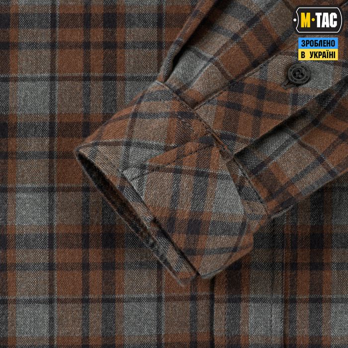 M-Tac сорочка Lumberjack Merino Cold Weather Gray/Brown