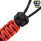 M-Tac темляк Scandinavian Small китайський вузол Black&Red