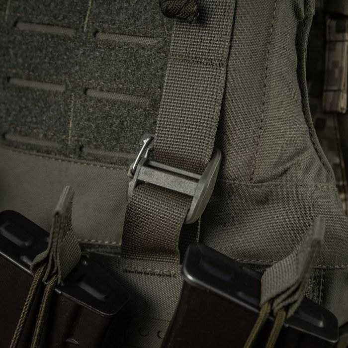 M-Tac передня панель для чохла бронежилета Sturm на 4 магазина Ranger Green