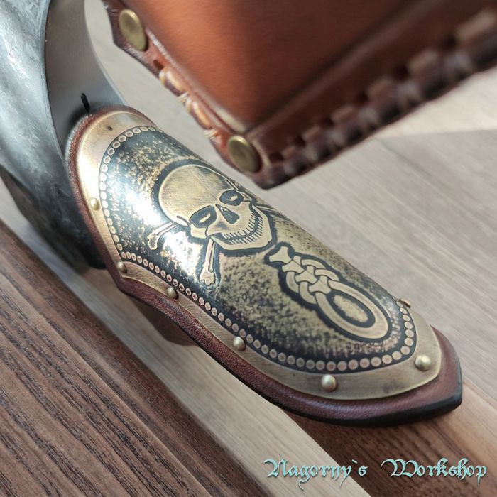 VIP подарунок сокира в латуні з сталі T72