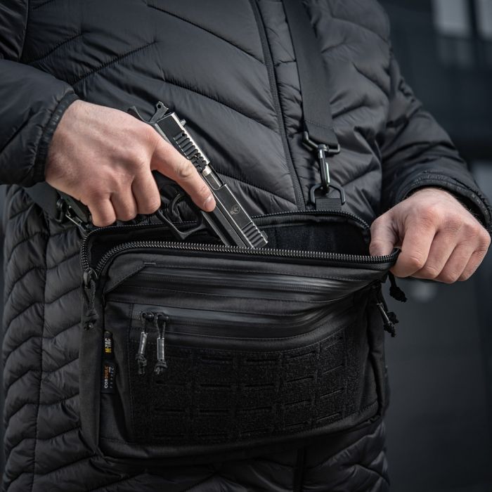 M-Tac сумка Admin Bag Medium Elite з липучкою Black