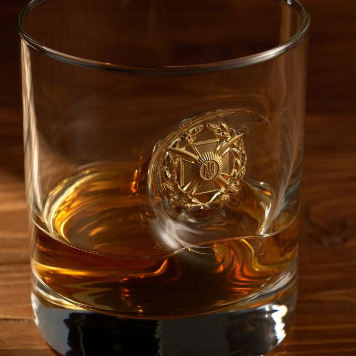 Gun And Fun стакан для віскі з емблемою ЗСУ