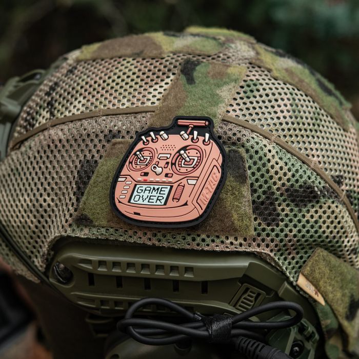 M-Tac нашивка пульт FPV рожевий (PVC)