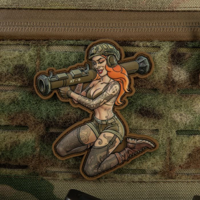 M-Tac нашивка Tactical girl №10 PVC Skandinavik