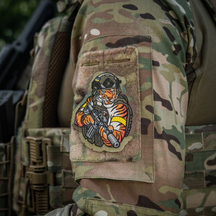 M-Tac нашивка Tiger (вишивка) Multicam/RG/Yellow