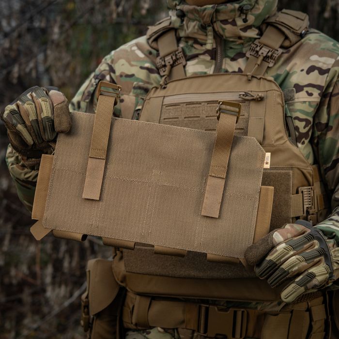 M-Tac передня панель для чохла бронежилета Sturm на 4 магазина Coyote