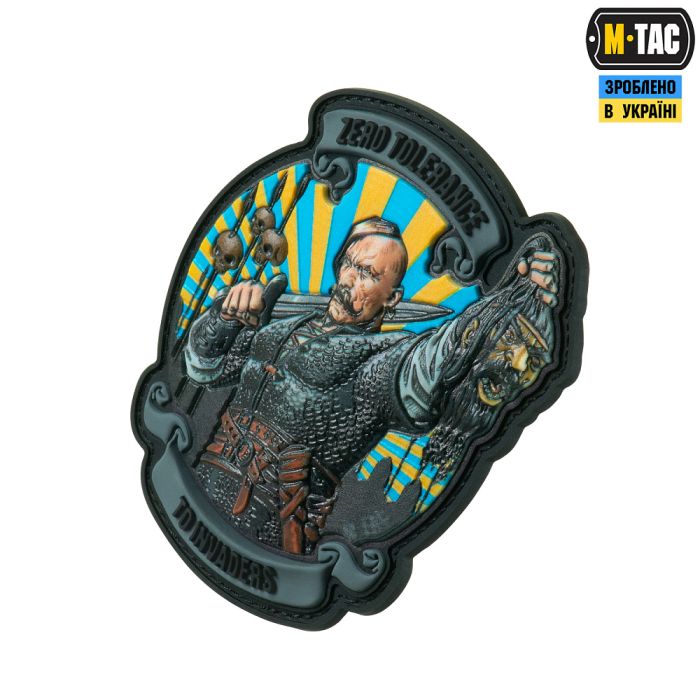 M-Tac нашивка Zero Tolerance PVC Grey