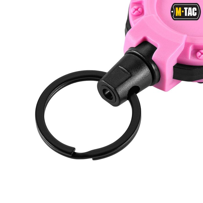 M-Tac карабин зі шнуром для ключів Pink