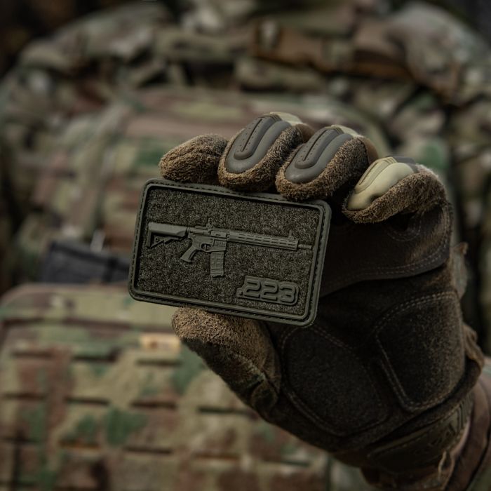 M-Tac нашивка AR-15 Velcro/PVC Ranger Green