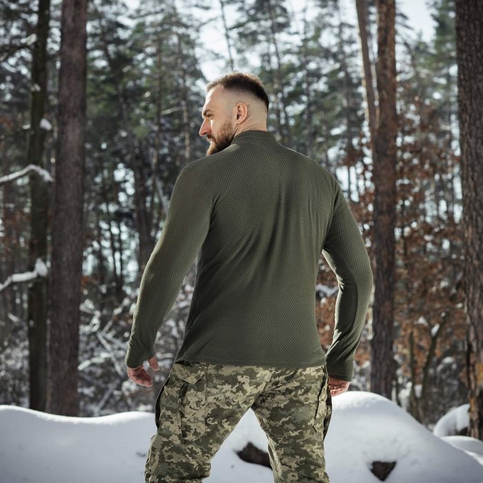 M-Tac термосорочка фліс Delta Level 2 Hex Army Olive