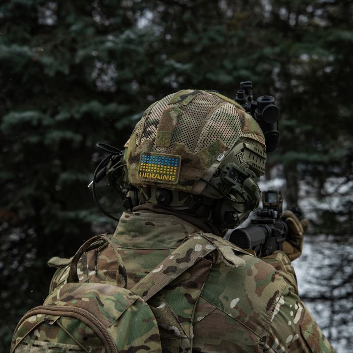 M-Tac нашивка Ukraine 50х80 Velcro/PVC Multicam