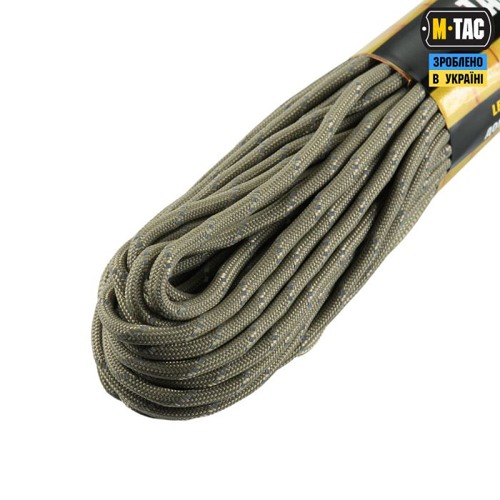 M-Tac паракорд 475 15m Tan Reflective