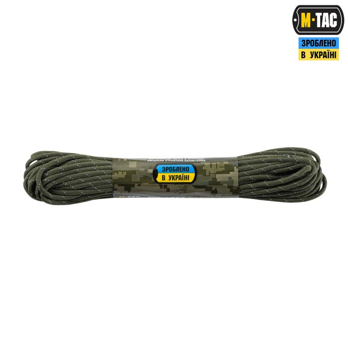 M-Tac паракорд 550 mil-spec 15m Ranger Green Reflective