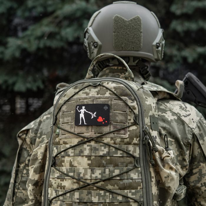 M-Tac нашивка прапор Чорна Борода Медик Black