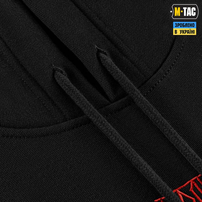 M-Tac кофта Hoodie Один в полі воїн Oversize Hard Black