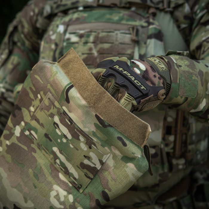 M-Tac фартух протиуламковий з балістичним пакетом 2 клас (BRONYX) Laser Cut Multicam