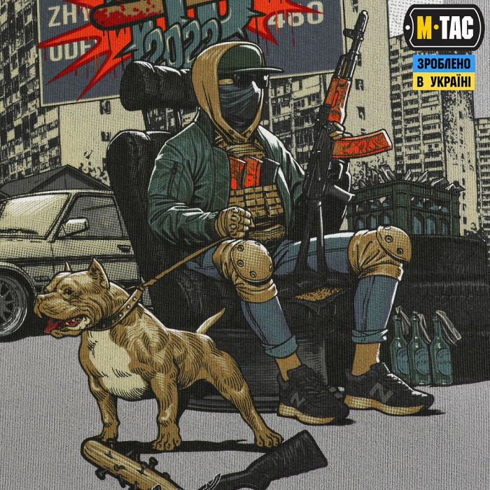 M-Tac кофта Hoodie My Home is my Castle Oversize Hard Light Grey