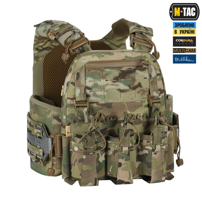 M-Tac плитоноска Cuirass Tiger FAST Elite (розмір плити М) Multicam