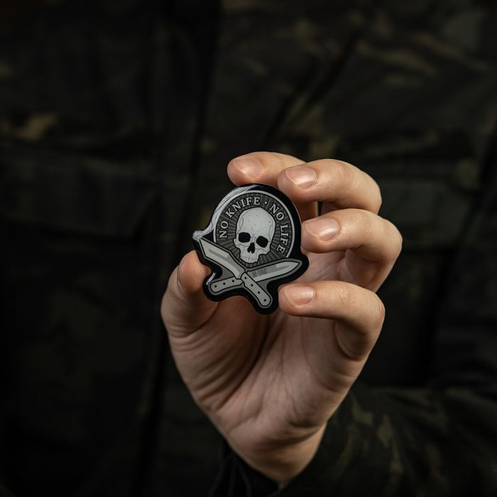 M-Tac наклейка об'ємна No Knife - No Life