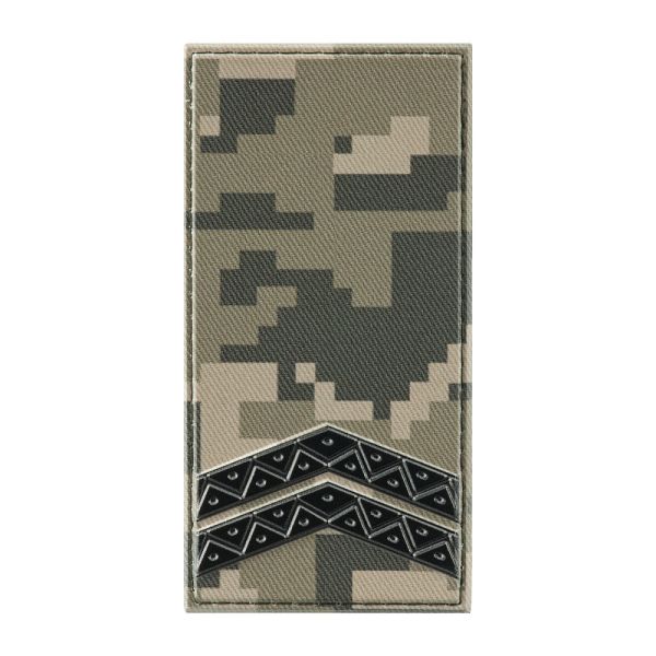 Погон ПВХ об’ємний молодший сержант ММ14