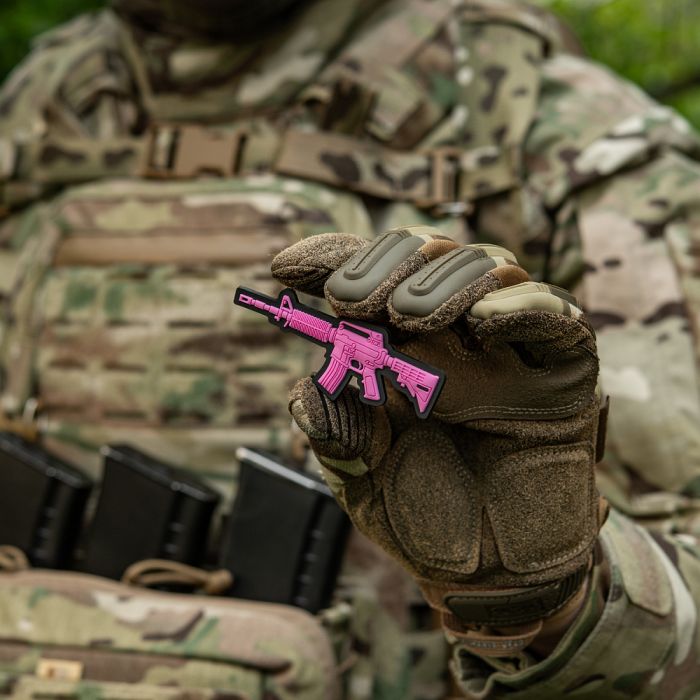 M-Tac нашивка M4A1 3D PVC Pink