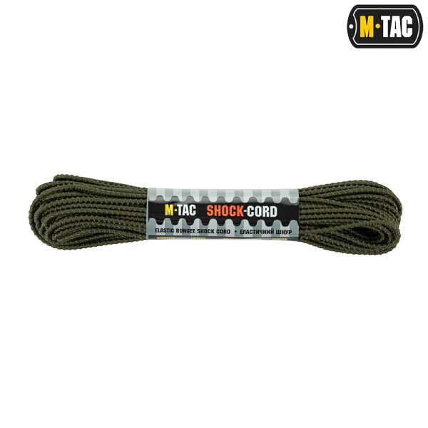 M-Tac паракорд Shock-Cord 3mm 15m Dragon Skin OD Green