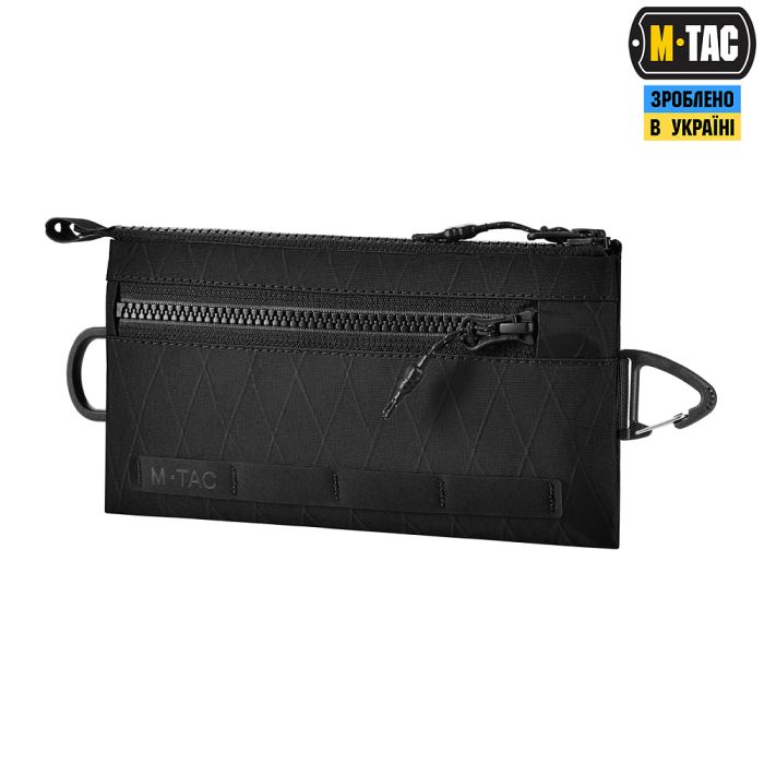 M-Tac гаманець горизонтальний з карабіном X-Pac Elite Black